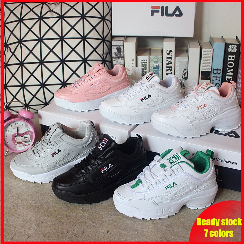 tenis fila disruptor rosa