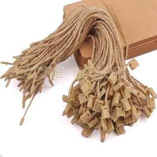 500 Lacres De Autenticidade Sisal Para Pendurar Tag Etiquetas Em Roupas