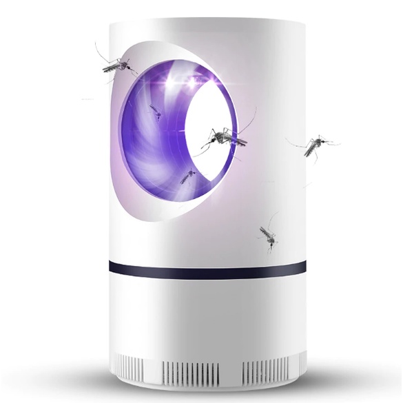 Mosquiteiro Elétrico USB LED Repelente Armadilha Mata Mosquito Moscas Luminária