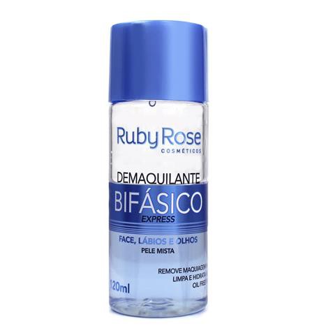 Demaquilante Bifásico para Face, Olhos e Boca Ruby Rose