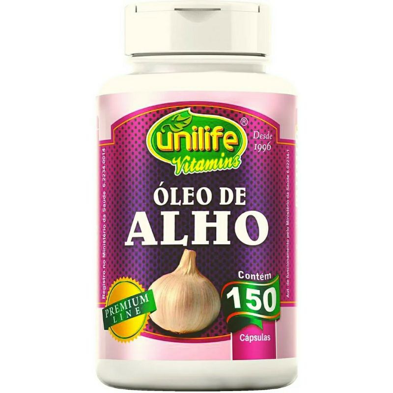 Óleo De Alho - 150 Cápsulas 350mg - Unilife