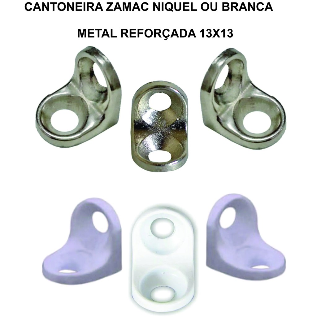10 PCs cantoneira niquel ou branca para moveis Prateleira promoção PROMOÇÃO ATACADO