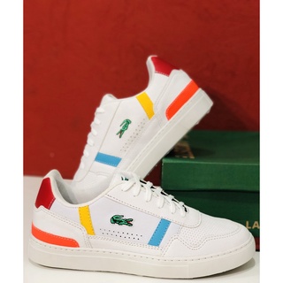 sacred relaxed Stressful Tenis Lacoste Colorido - Promoção!!!!!! | Shopee Brasil