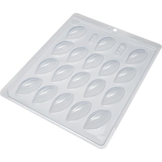 Forma Simples  Bombom Cacau 716 - (B7) em Acetato BWB Para Bombom e Doces de Chocolate e Confeitaria Páscoa