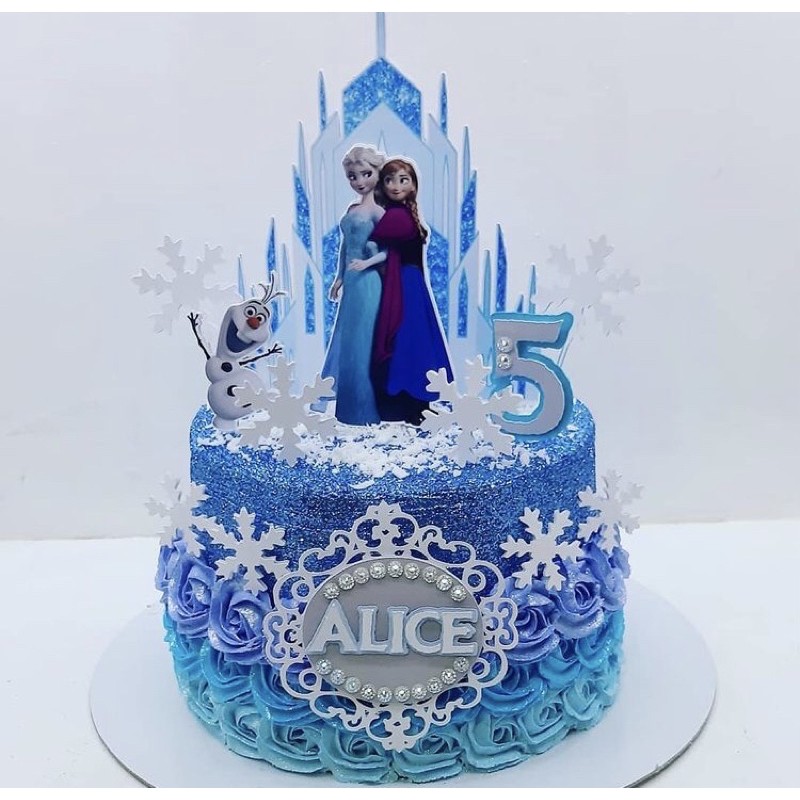 Como Decorar Bolo Frozen Elsa (Trança em Chantilly 2) - video Dailymotion