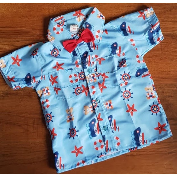 Camisa Temática Infantil - URSO MARINHEIRO - Menino - MARINHEIRO - URSINHO