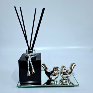 Kit Difusor para essência + bandeja + 2 Pássaros em Oferta na Shopee