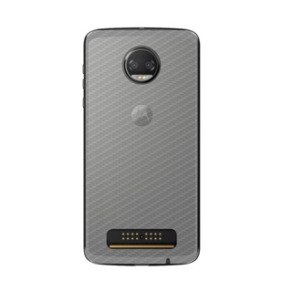 Película Traseira de Fibra de Carbono Transparente para Motorola Moto Z2 Force - Gorila Shield em Oferta na Shopee
