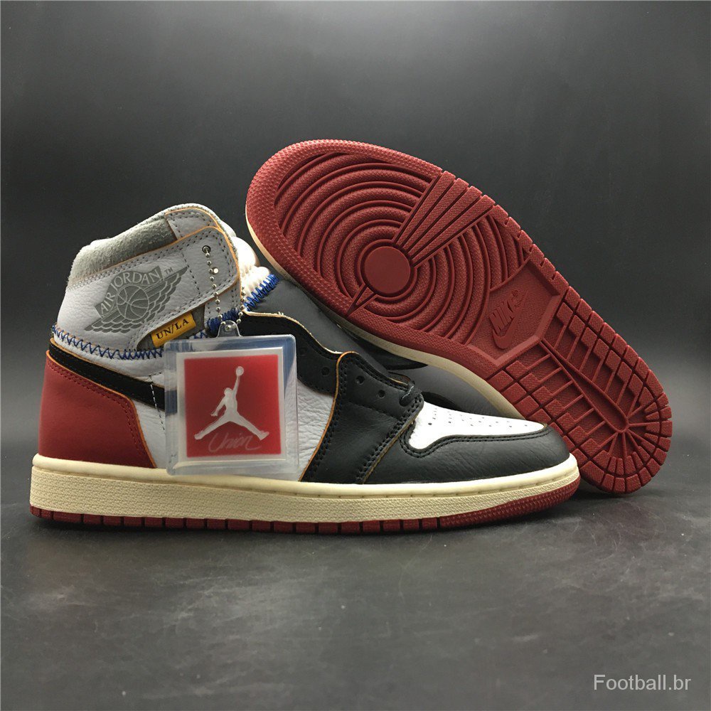 Tênis Nike Air Jordan Union X Air Jordan 1 Retrô / Og Nrg White ...