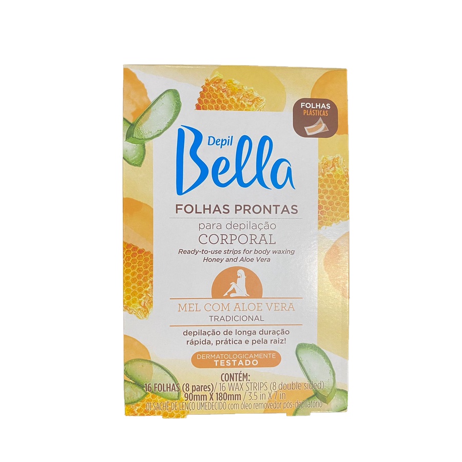 Folhas Prontas corporal e facial 16uni