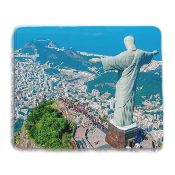 Mouse pad Cristo Redentor estado do Rio de Janeiro Brasil
