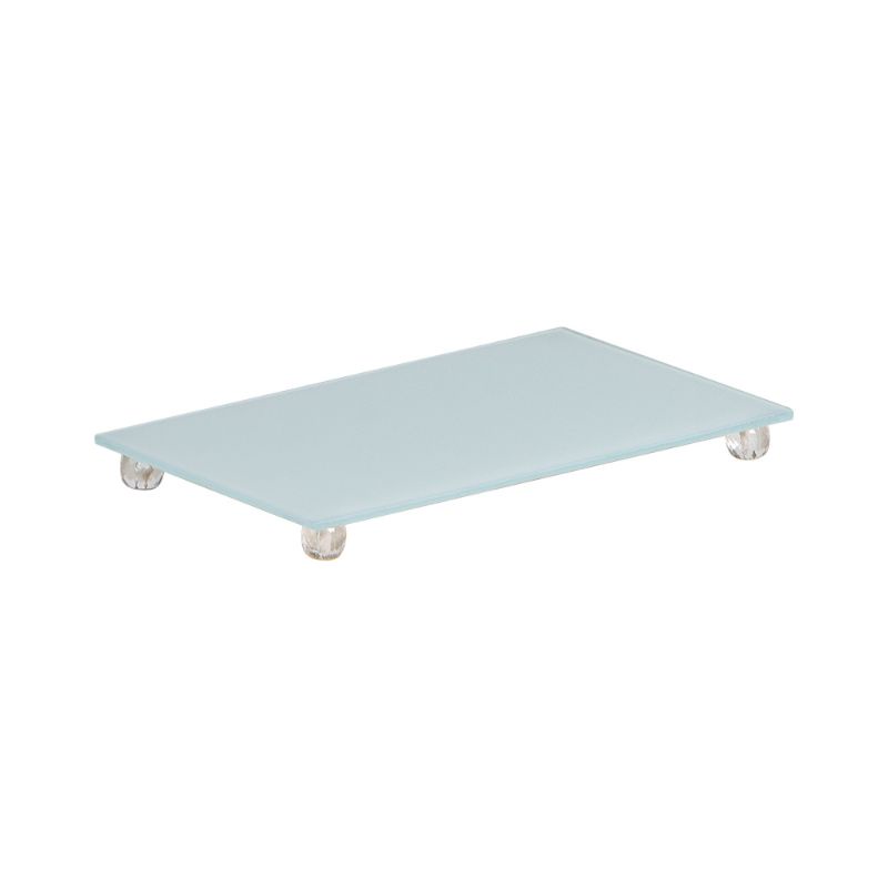 Bandeja De Vidro Laqueado Colorida Lisa Com Pé De Acrílico Decorativa Casa e Lavabo Penteadeira em Oferta na Shopee