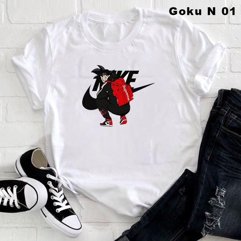 Camiseta Dragon Ball Sombra Goku Desenho Anime Mangá Bf em Promoção na  Americanas