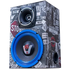 Caixa Som Ambiente Passiva Acustica Alto Falante Woofer 8
