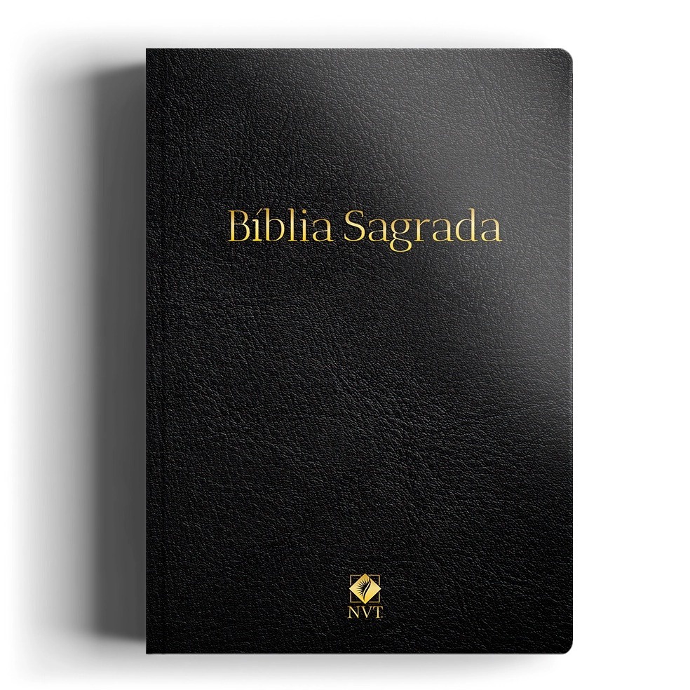 Bíblia Sagrada Slim | NVT | Capa Luxo | Preta em Oferta na Shopee