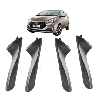 Kit 4 Alavanca Interna Da Maçaneta Hb20 Hb20S Hb20X Grafite em Oferta na Shopee