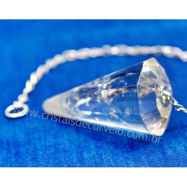 Pendulo CRISTAL de Quartzo Pedra Natural P Radiestesia 30mm