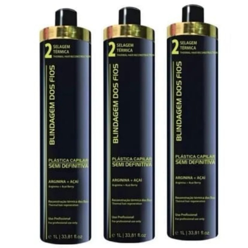 3 Redutor de Volume  Semi definitiva Alisa,trata e Reconstrói 3X1L