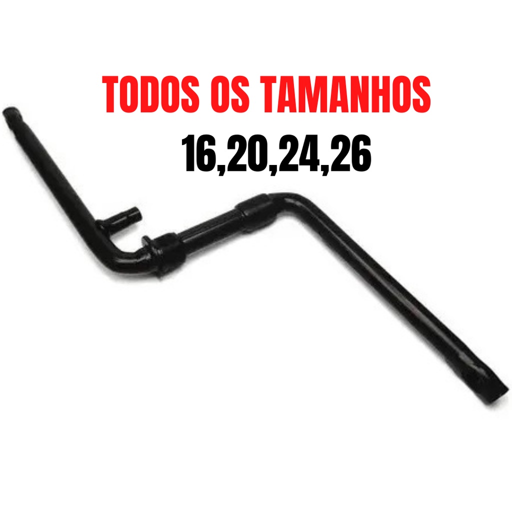 Pedivela de Bicicleta Monobloco 16,20,24,26 Pe de vela Monark