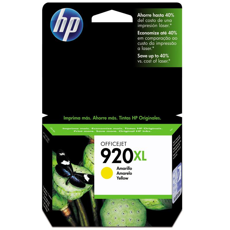 Cartucho HP Original (920XL)CD974AL amarelo rend.700pgs em Oferta na Shopee