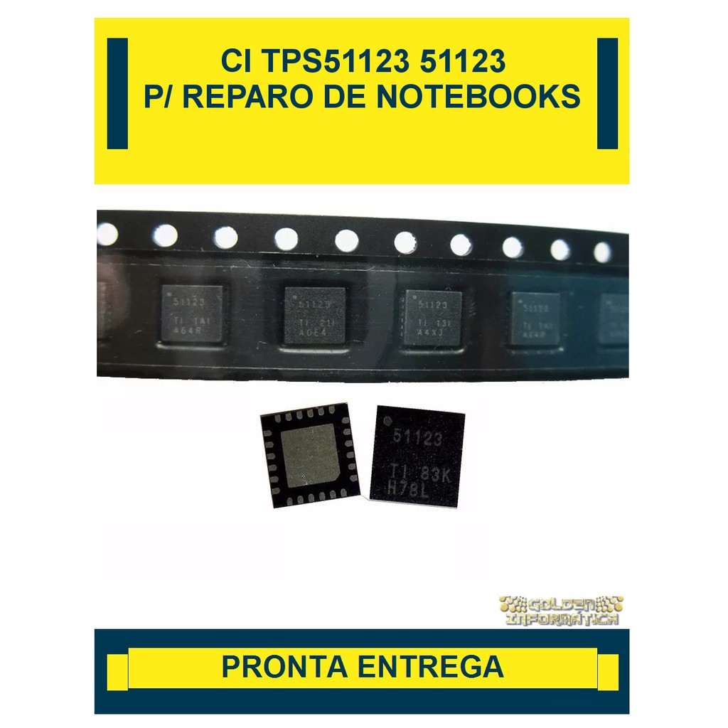 Ci Tps51123 51123 Novo Lacrado Para Reparo De Notebooks - Pronta ...