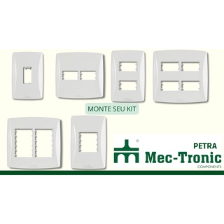 Monte Seu Kit Placa Espelho De Interruptor E Tomada Mec Tronic-queima De Estoque-4x4 E 4x2