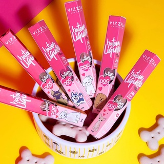 Batom Líquido Matte Vizzela Dog Lovers Vegano 3,5g Nova Cores