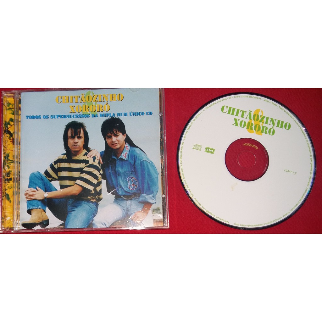 CD ORIGINAL CHITÃOZINHO & XORORÓ – TODOS OS SUPERSUCESSOS DA DUPLA NUM ÚNICO CD
