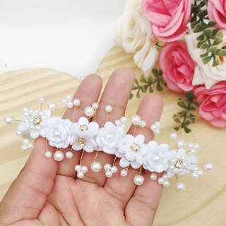 tiara de luxo bb/hadband de luxo para batizado Dani