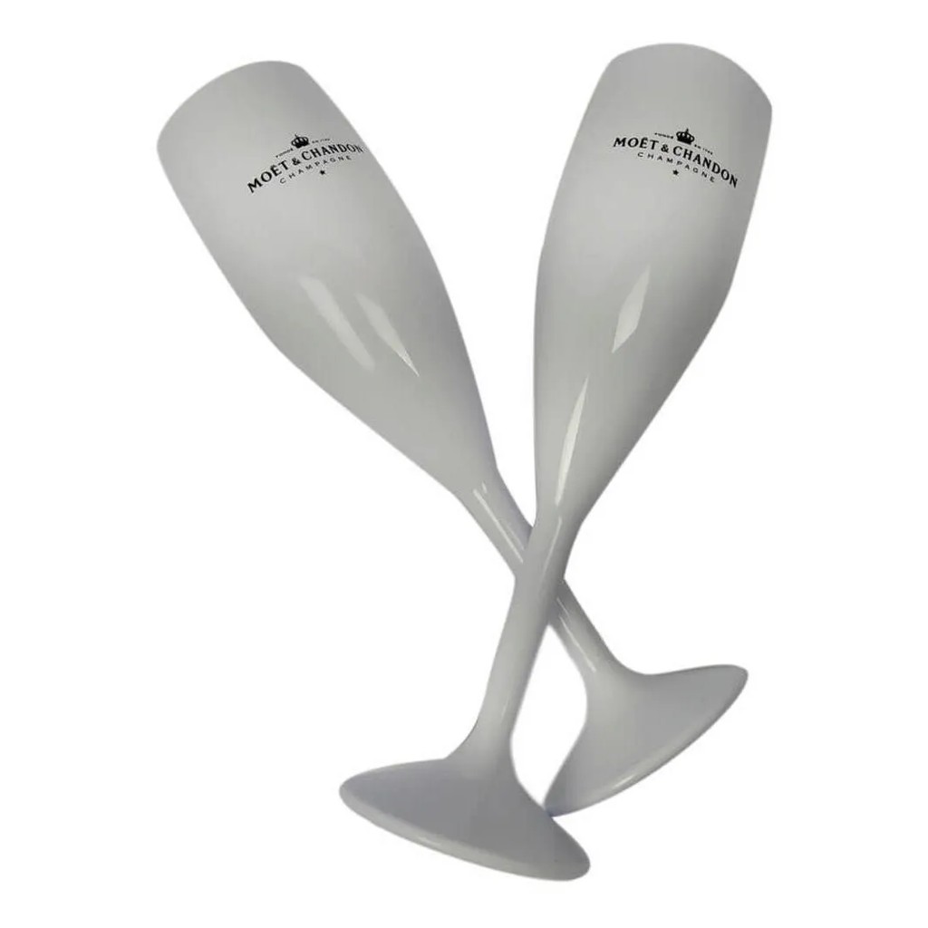 Kit 2 Taças Champanhe Moet & Chandon 170 Ml Espumante Vinho