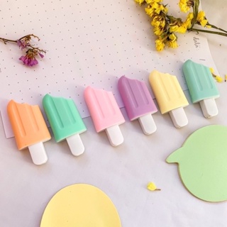 Marca Texto Mini Picolé Sorvete Fofo em Oferta na Shopee