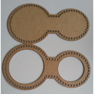 Base para Mateira 34cm Fio de Malha + Brinde Base lisa de 10 cm MDF 3mm em Oferta na Shopee