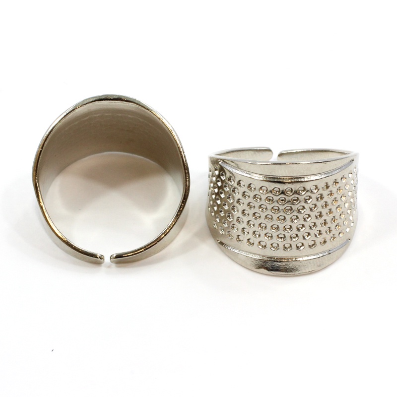 Dedal metálico para alfaiate c/ 2 unidades em Oferta na Shopee