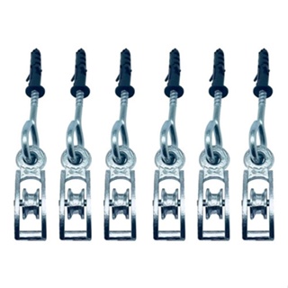 Roldana Simples em Alumínio P/ Varal de Teto Varal de Quintal e Adaptações Metal Reforçada ** em Oferta na Shopee