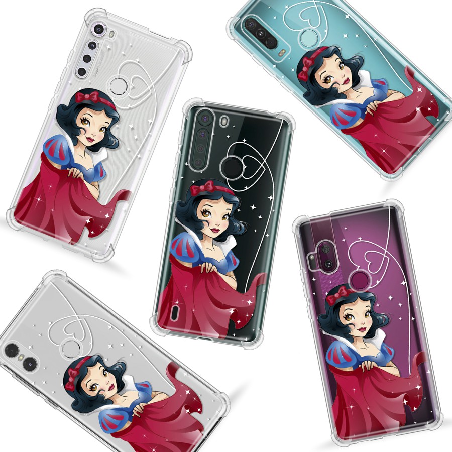 Capinha de Celular Dw46 Princesa Branca de Neve Para Moto G9 G10 G22 G30 G31 G41 G52 G60 G62 G71 G75 G100 G200 Edge
