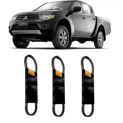 Kit Correia Alternador - Hidráulica - Ar - L200 3.2 Triton
