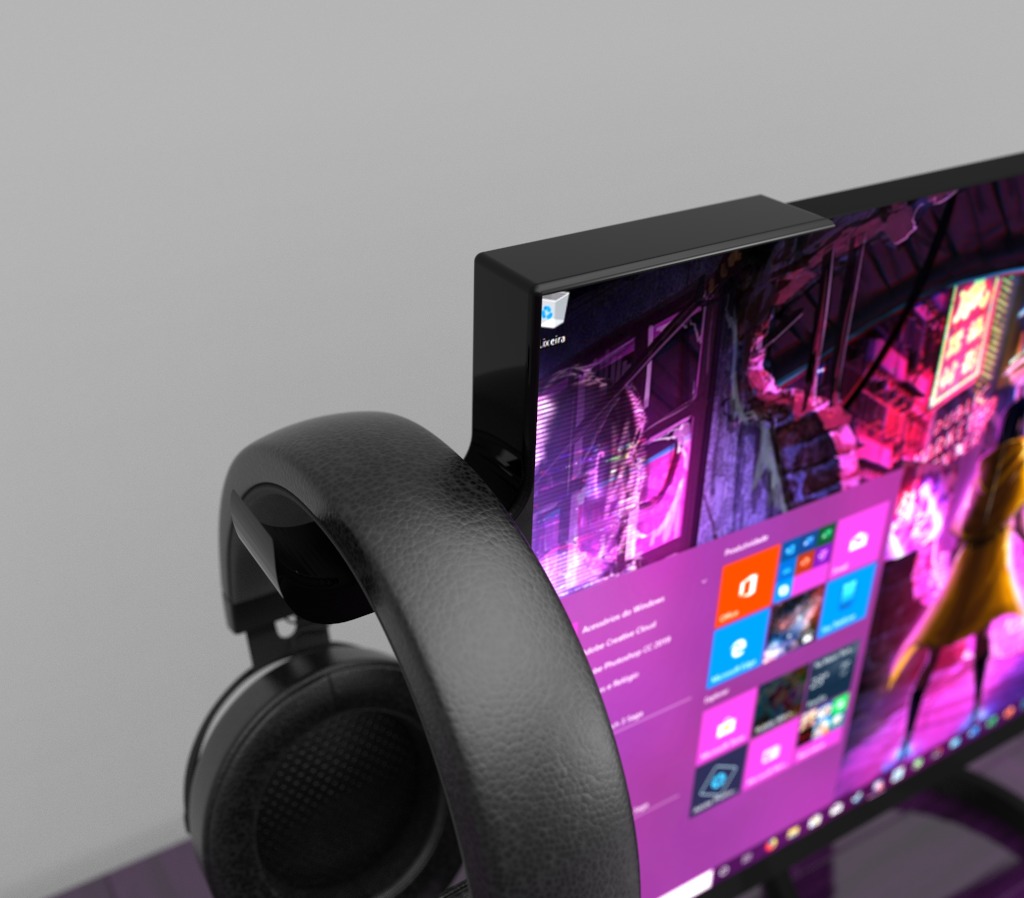Suporte Headset Gamer Headphone Fone Ouvido Monitor