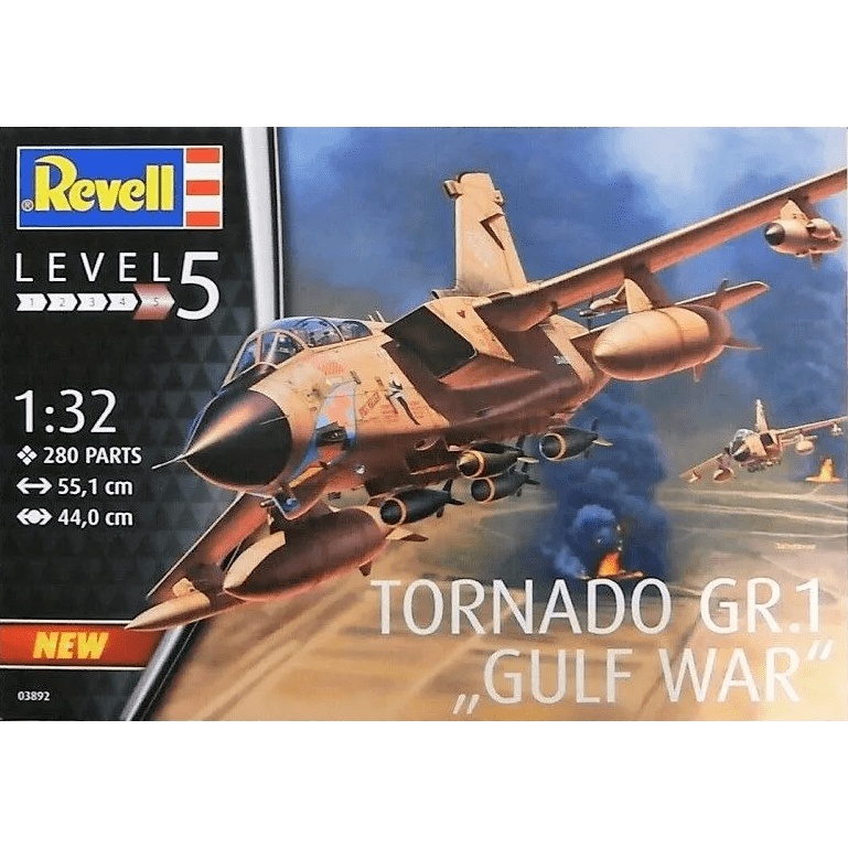 Avião Tornado Gr.1 Gulf War Kit Revell 1/32 Plastimodelismo