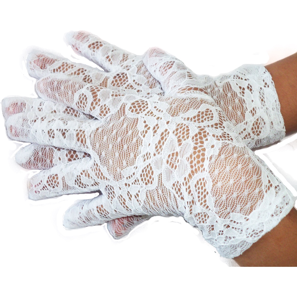 Luvas Infantil em Renda - Crianças - Princesas - Damas - Várias Cores