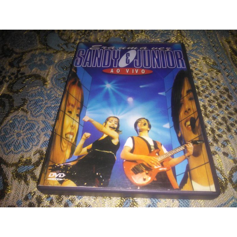 dvd sandy Júnior era uma vez ao vivo usado 1 vez otimo estado
