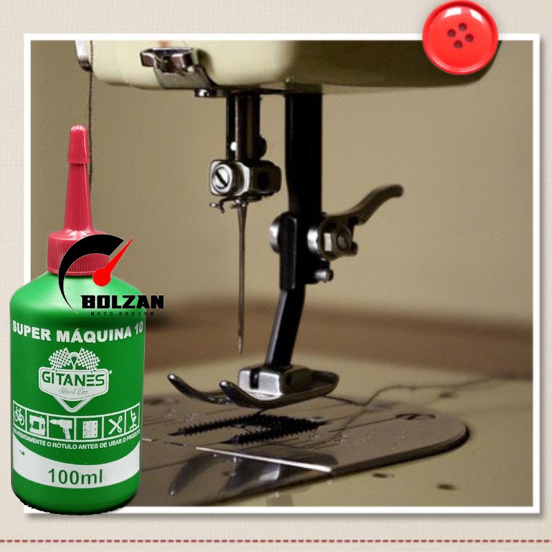 Óleo de Máquina óleo Multi Uso Lubrificante Máquina Costura Fechadura Gitanes 100ml