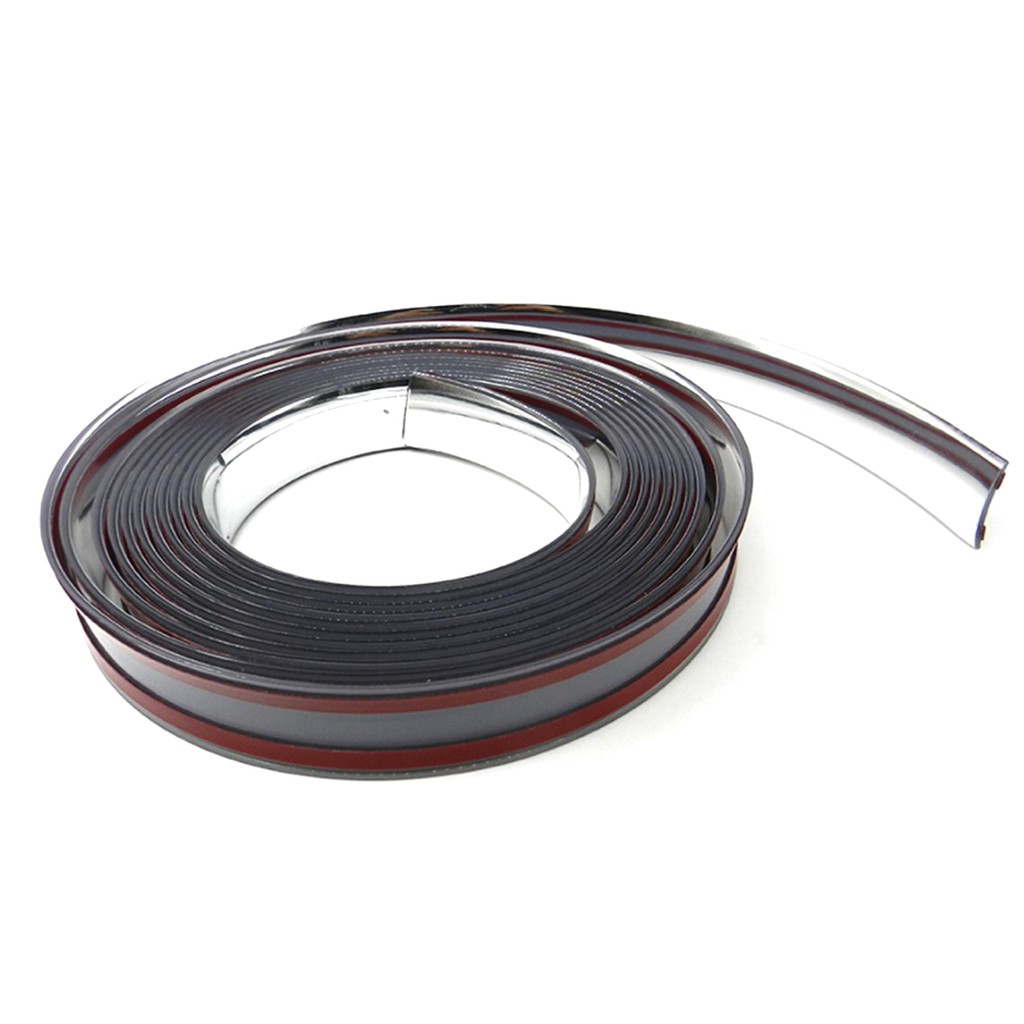 Friso Cromado Tuning 30mm para Grade Porta Parachoque Porta Malas Filete Universal 5m