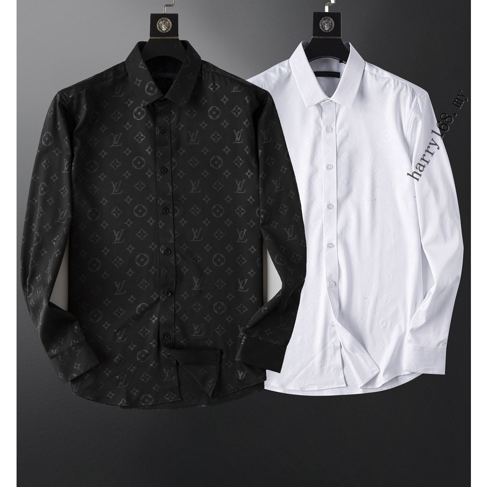 Camisa Louis Vuitton Masculina 100% Algodão de Gola Redonda em