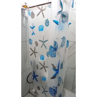 Cortina Para Box Linda Poliester Impermeável 170x180CM Com Ganchinhos Otimo Qualidade