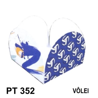 50 forminhas 4 pétalas VOLEI ESPORTES para doces, bombom de chocolate brigadeiros festas temáticas festa em Oferta na Shopee