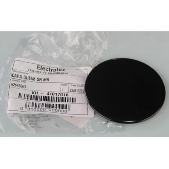 Capa Queimador Semi Rápido Electrolux 76usv 56sx 56db Original 62645863