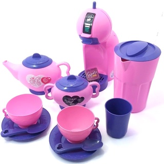 Kit Hora Do Café E Chá Divertido + Suco 11 Brinquedos Faz De Conta Brinquedo Altimar Playcooker