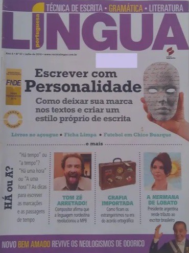 Revista Língua Portuguesa Nº 57 Escrever Com Personalidade de Vários pela Segmento (2010)