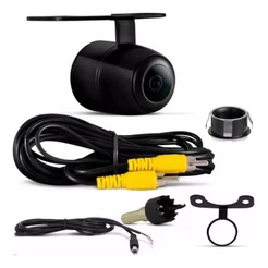 Câmera De Ré Borboleta Estacionamento Automotiva Colorida 2 em 1 Universal Para Dvd Mp5 multimidia
