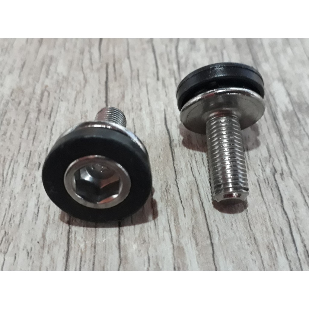 Parafuso Para Pedivela de Eixo Ponta quadrada Rosca 8mm - Par